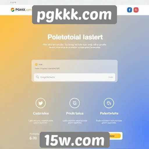 Explorando a interface do usuário do site pgkkk.com